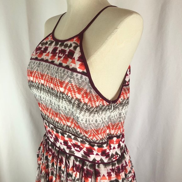 Parker Aztec Print Pleated Dress - Picture 5 of 12